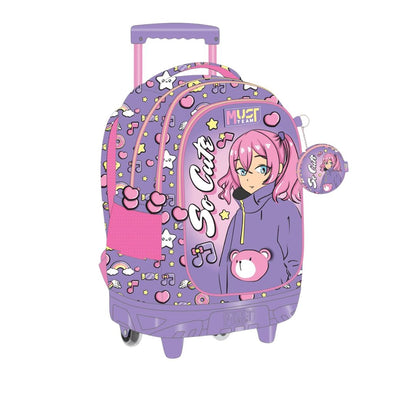 Must Team School Trolley Backpack So Cute