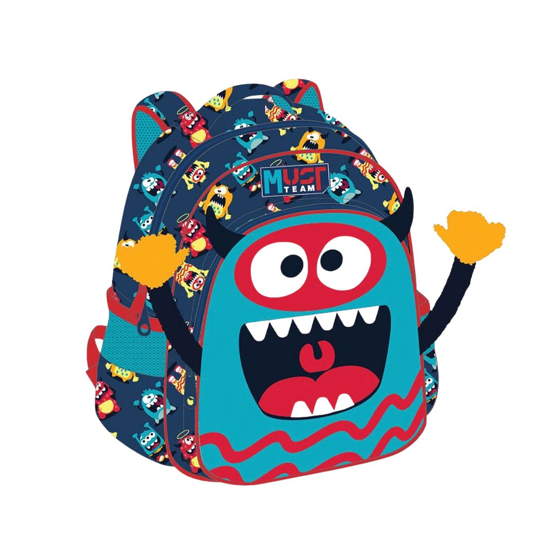 Must Team Backpacks 2 Pockets Monster