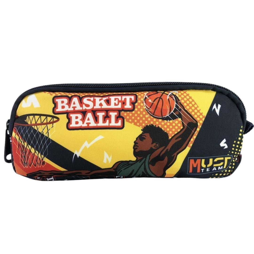 Must Team Basketball Tournament School Pencil Case Barrel