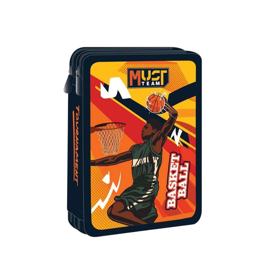 Must Team Basketball Tournament Double Full School Pencil Case