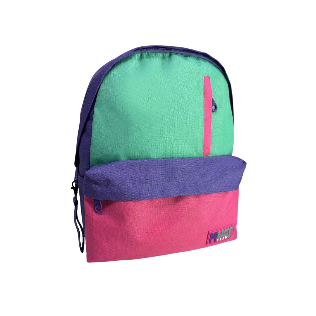 Must Inspiration Backpack in Purple, Blue, and Pink