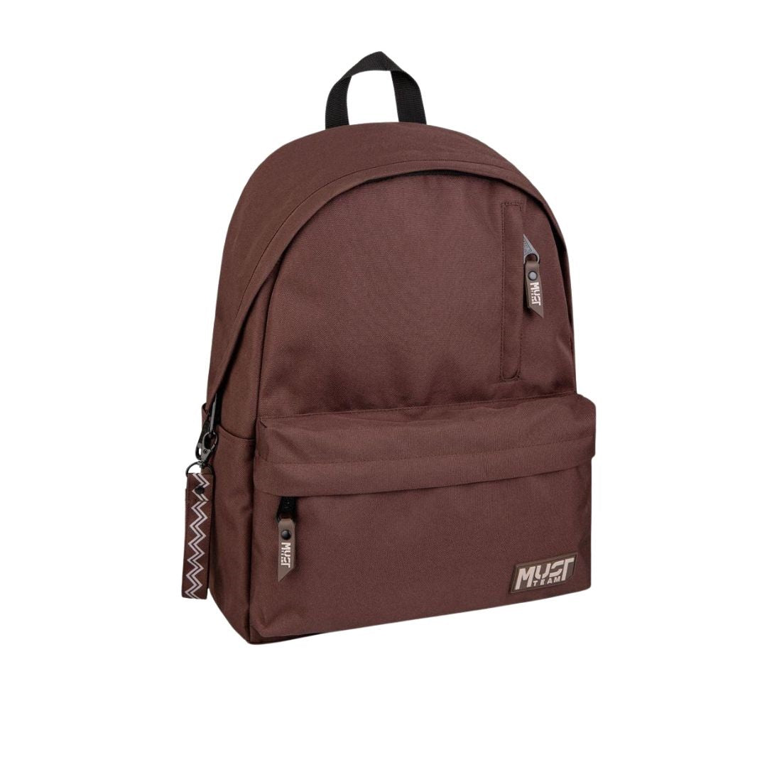 Must Monochrome Classic Backpack Brown with Beige