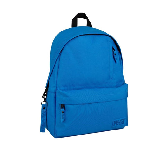 Must Monochrome Classic Backpack Light Blue with Dark Blue