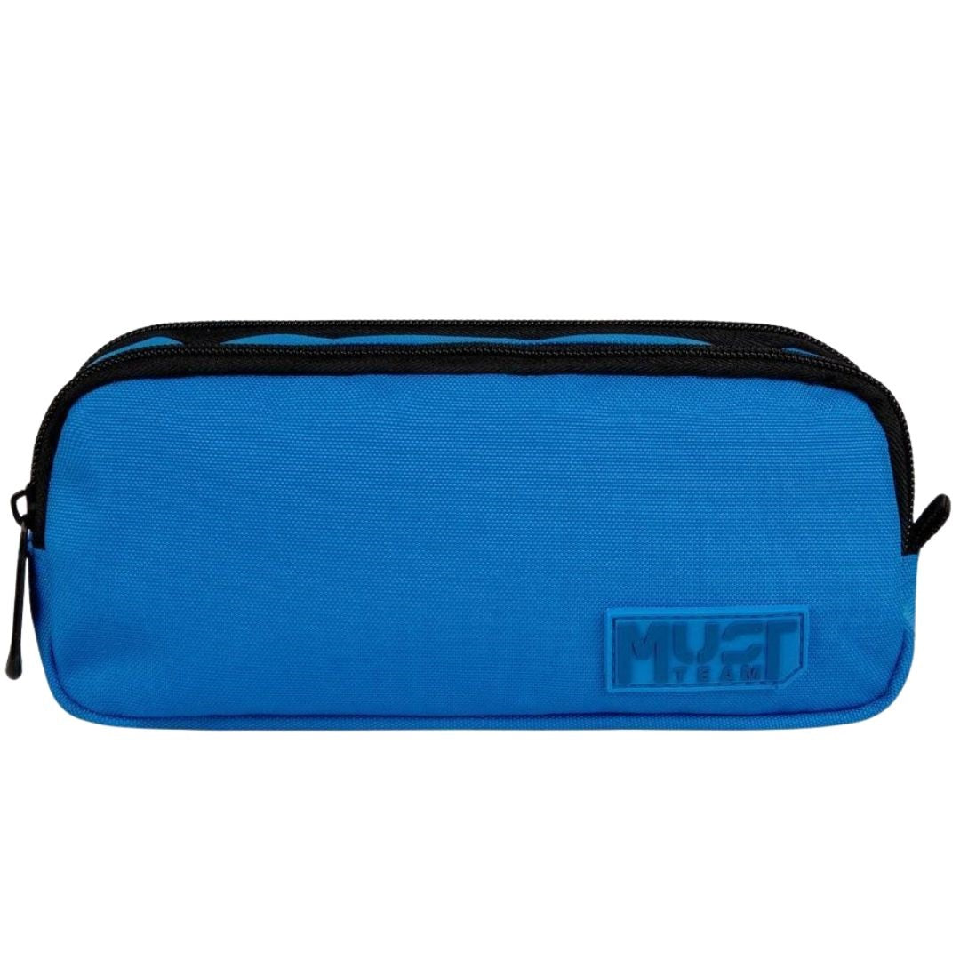 Must Pencil Case Barrel Monochrome Blue