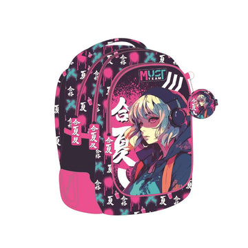 MUST Team Elementary Anime Girl School Backpack