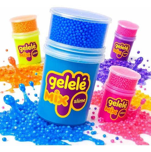 Gelele Slime Mix with Styrofoam Balls