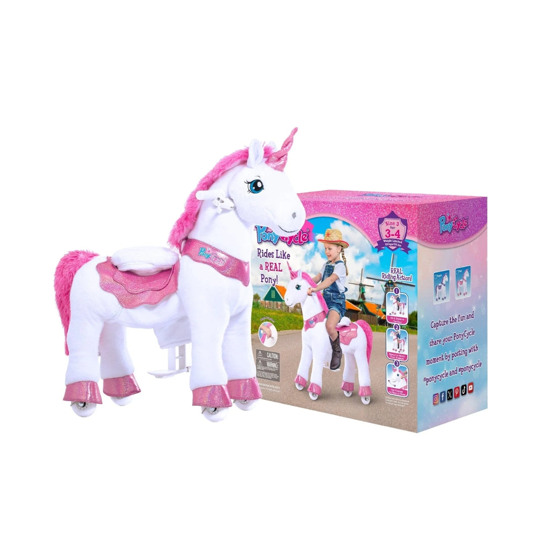 Ponycycle Riding Pink Horse (3-4 Years)