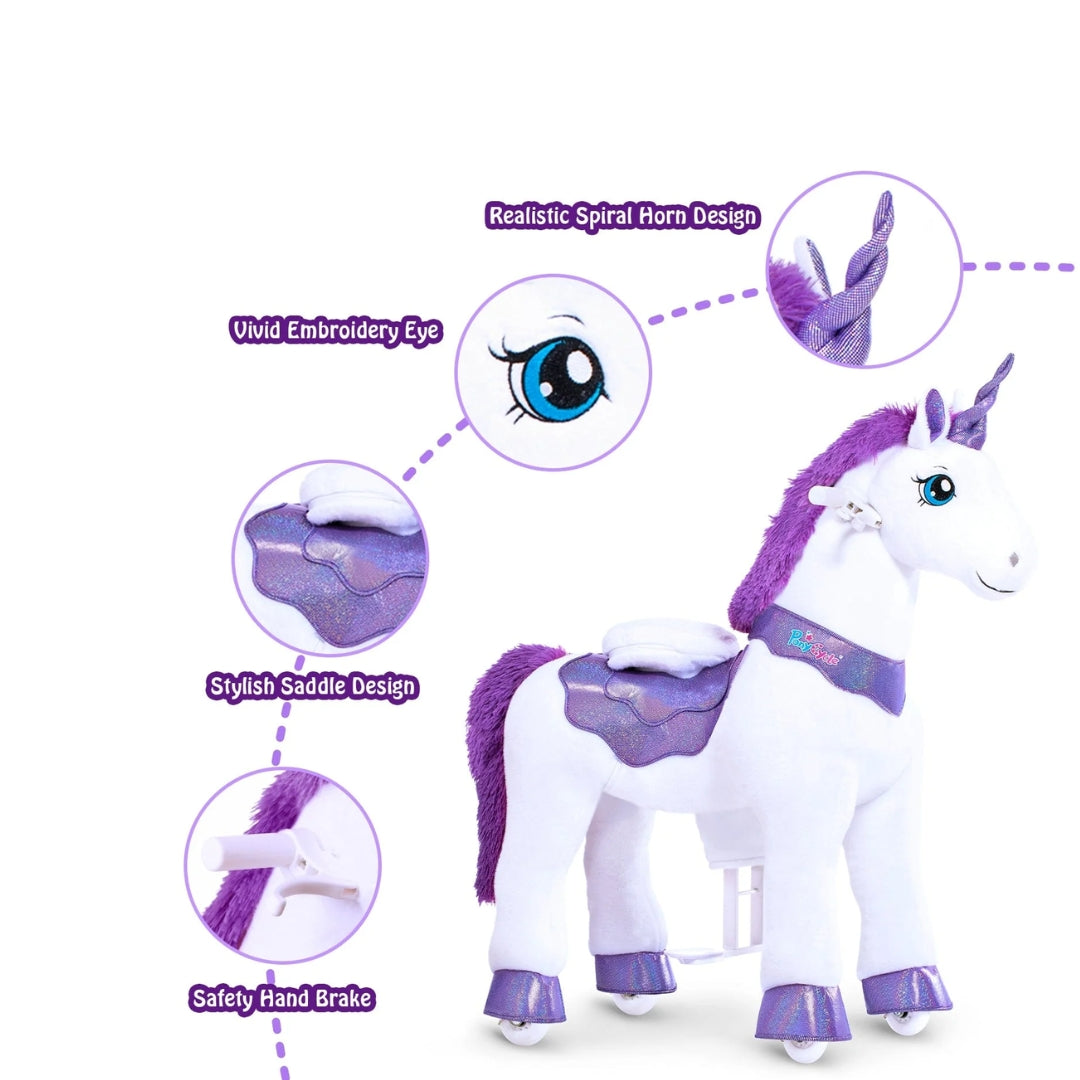 Ponycycle Riding Purple Horse (3-4 Years)