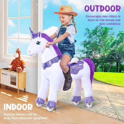 Ponycycle Riding Purple Horse (3-4 Years)