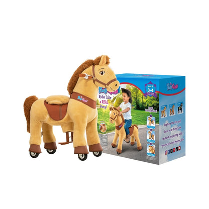 Ponycycle Riding Brown Horse (3-4 Years)