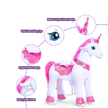 Ponycycle Riding Pink Horse (4-8 Years)