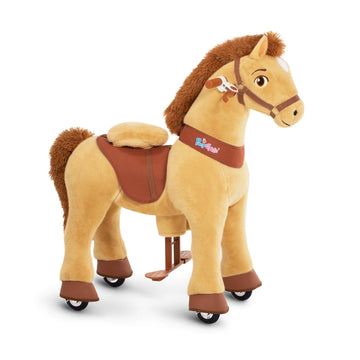 Ponycycle Riding Brown Horse - 4-8 Years