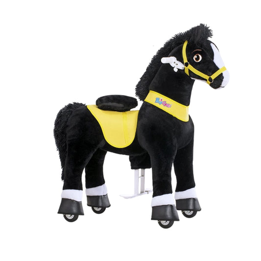 Ponycycle Riding Mechanical Black Horse (4-8 Years)