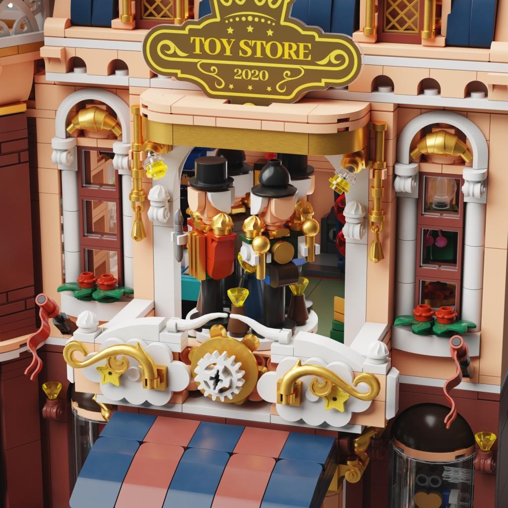 Pantasy Retro Toy Store Modular Brick Building