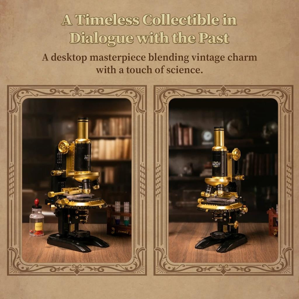 Pantasy Vintage Laboratory Microscope