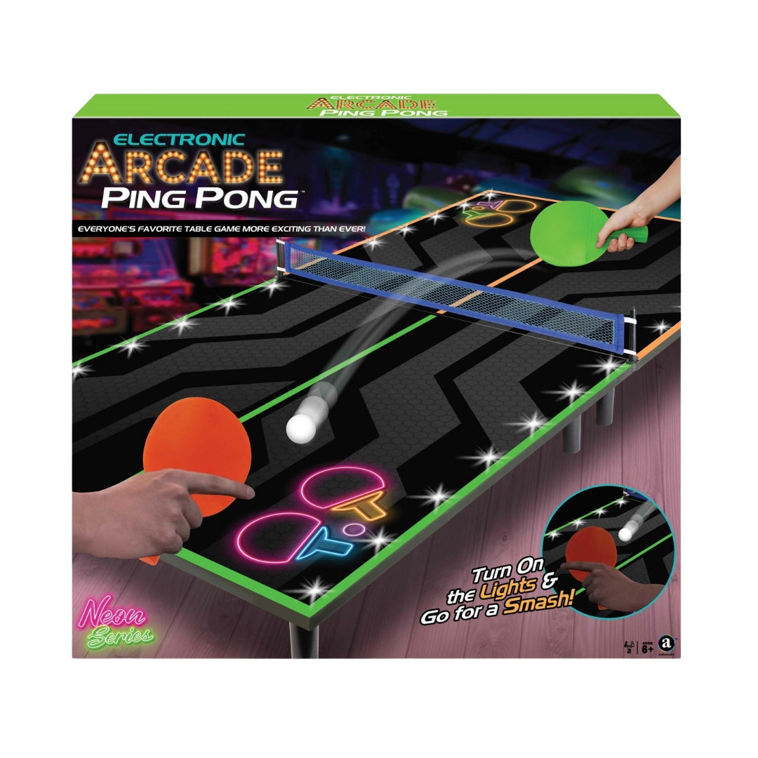 Ambassador Games Electronic Arcade Ping-Pong Neon Series
