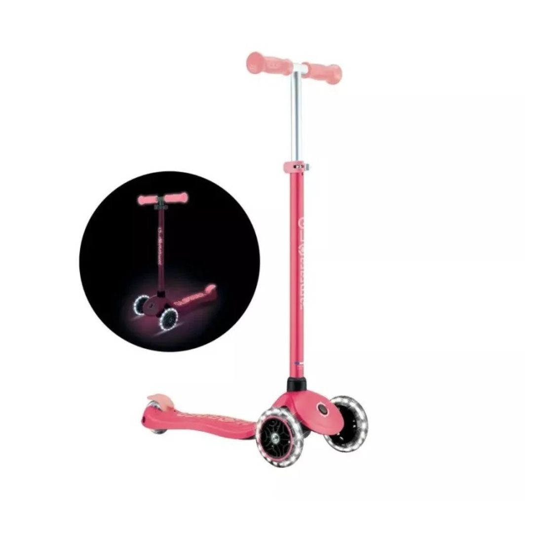 Globber Primo Glow Scooter-Pink