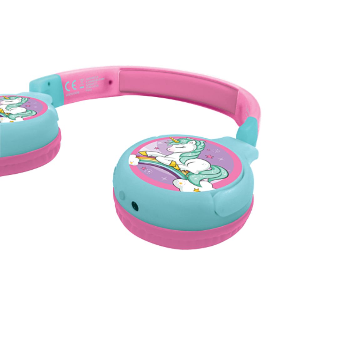 Lexibook 2-in-1 Unicorn Bluetooth and Wired Headphones
