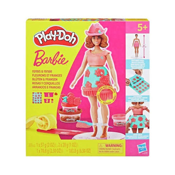 Hasbro Play-Doh Barbie Florals and Fringe Doll