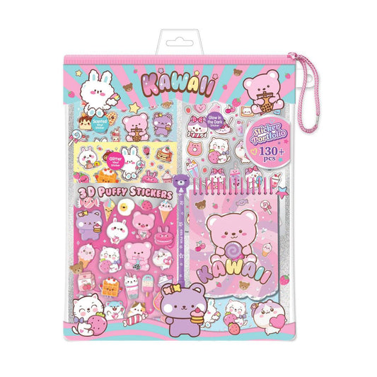 Hot Focus Kawaii Sticker Portfolio Set