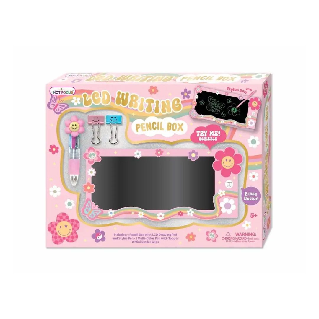 Hot Focus LCD Writing Board Pencil Box