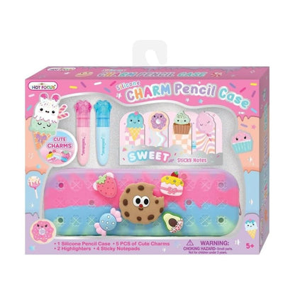 Hot Focus Sweets Silicone Charm Pencil Case