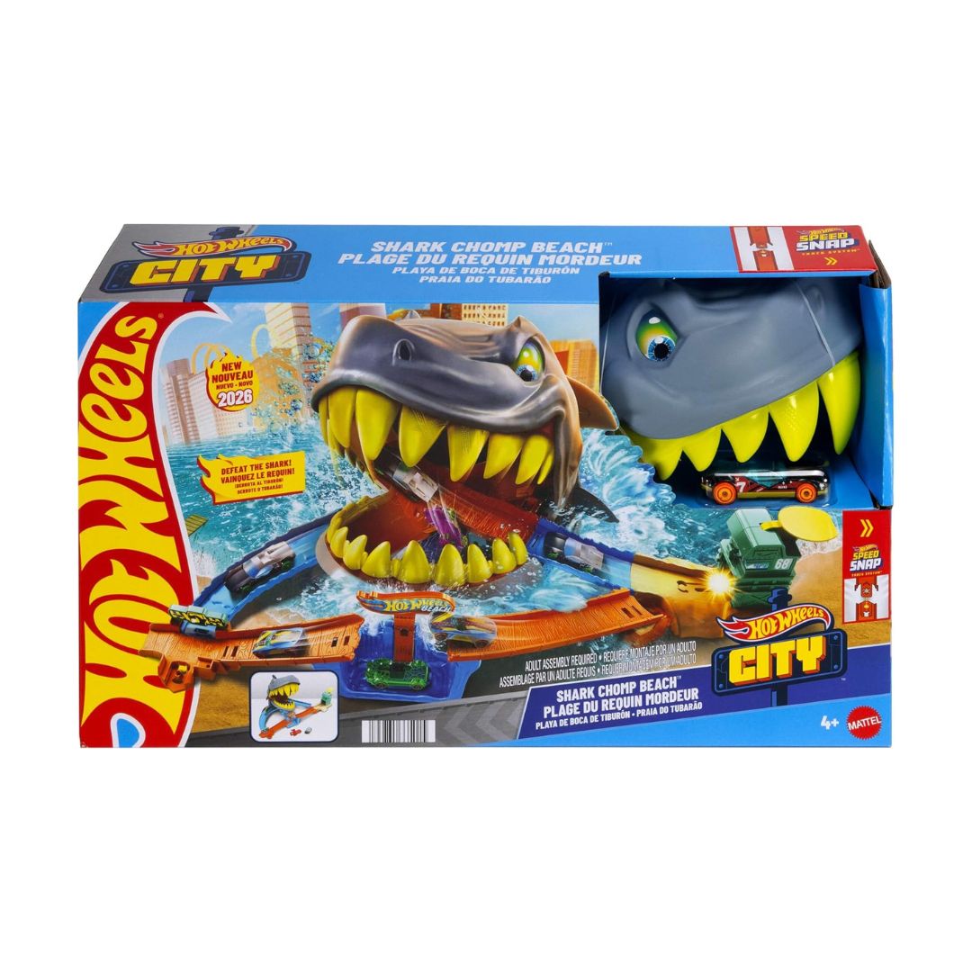 Hot Wheels City Shark Chomp Beach