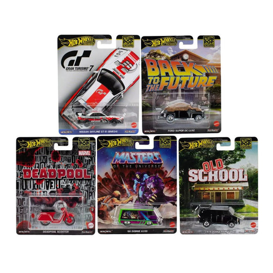 Hot Wheels Premium Pop Culture 1:64 Assorted
