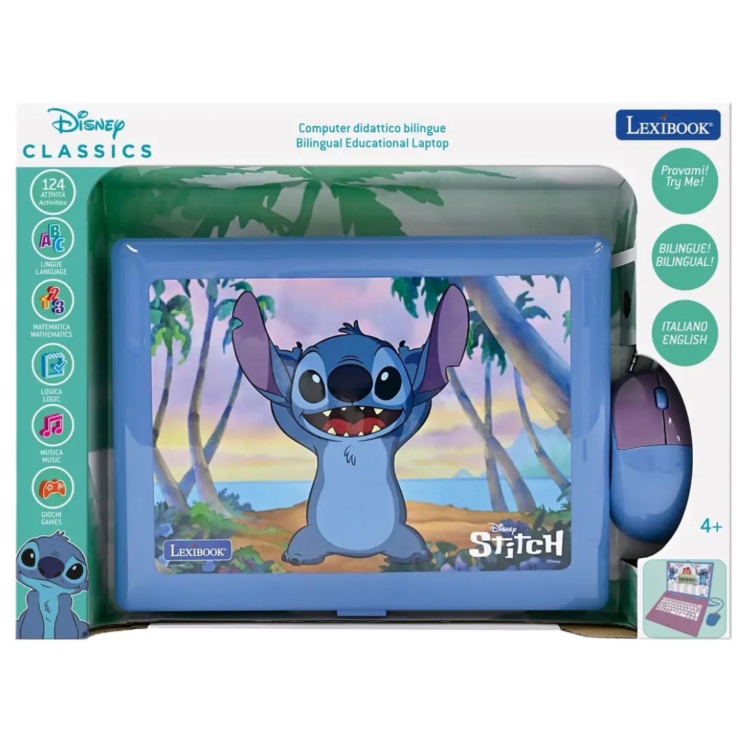 Lexibook Bilingual Educational Stitch Laptop