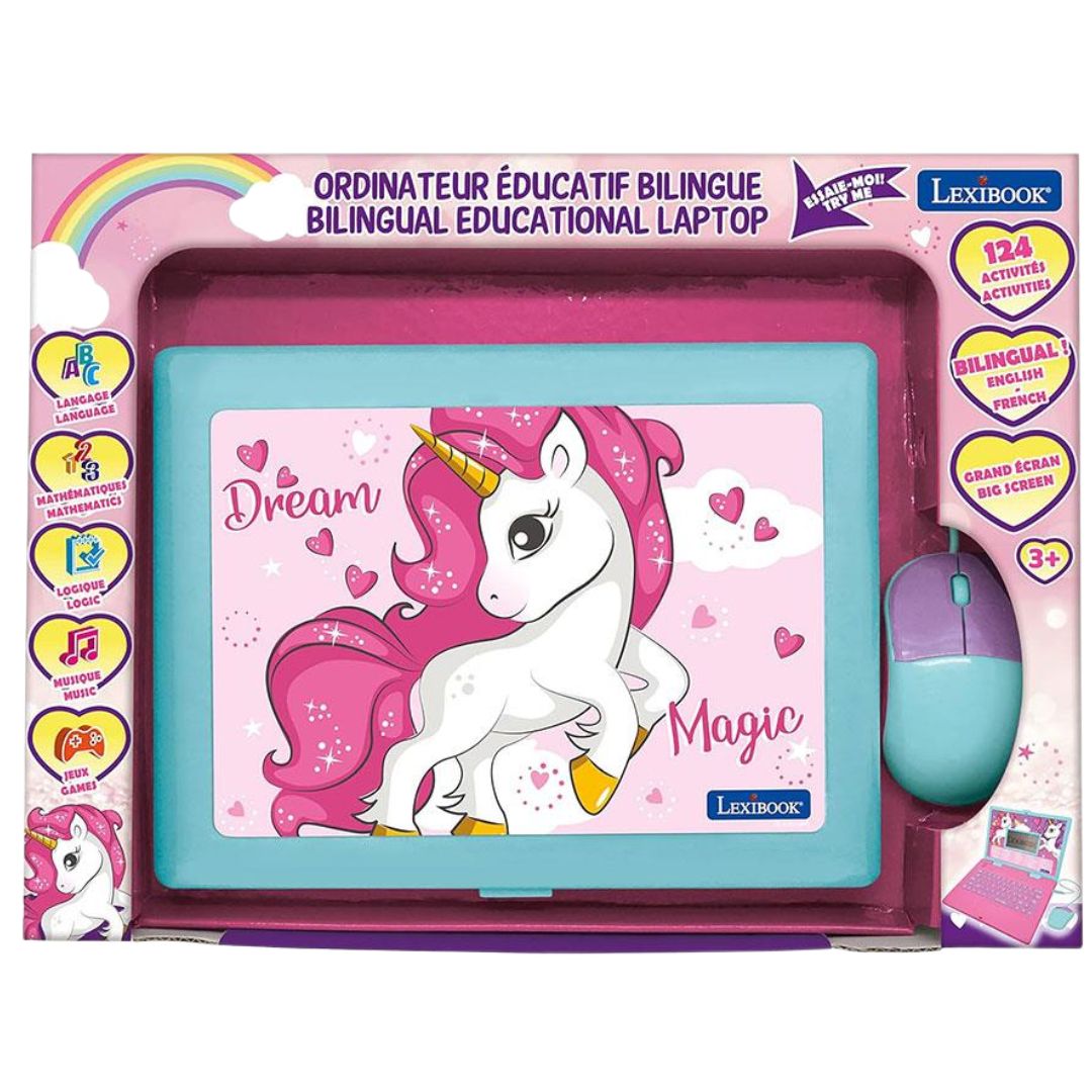 Lexibook Unicorn Bilingual Educational Laptop