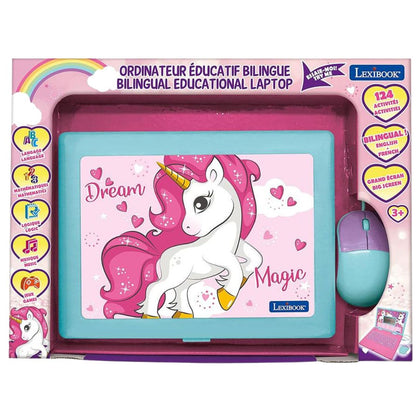 Lexibook Unicorn Bilingual Educational Laptop