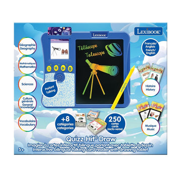 Lexibook QuizzHit Draw Interactive Bilingual Talking Card
