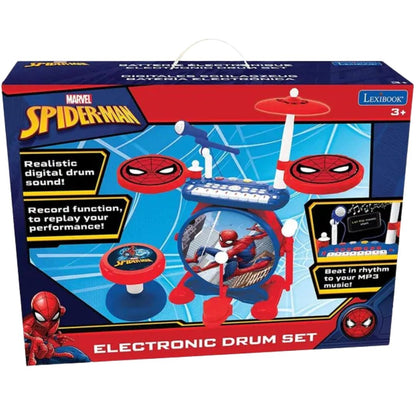 Lexibook Spider-Man Electronic Luminous Drums Set