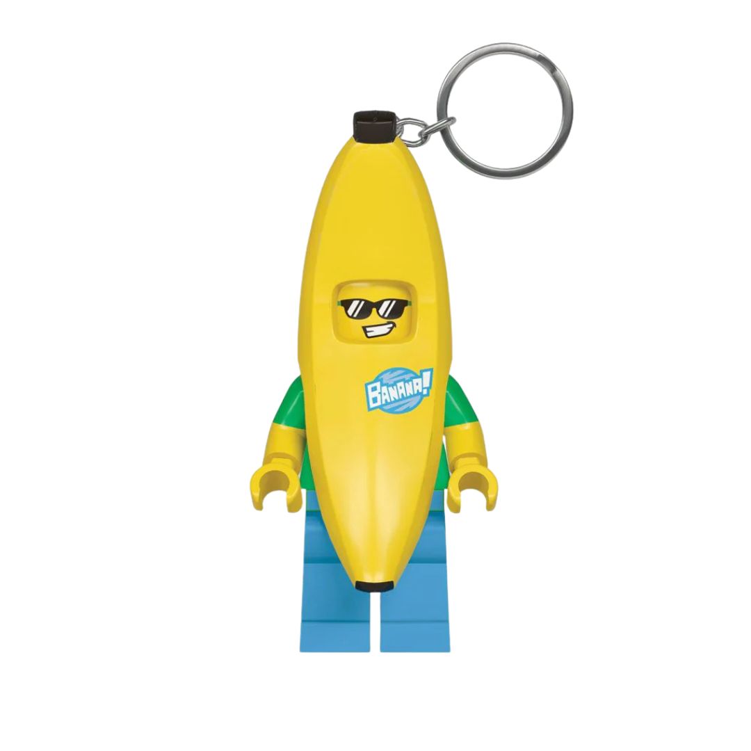 Lego Led Key Chain Banana Guy Minifigure