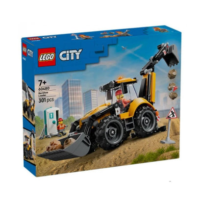 LEGO City Yellow Backhoe Loader