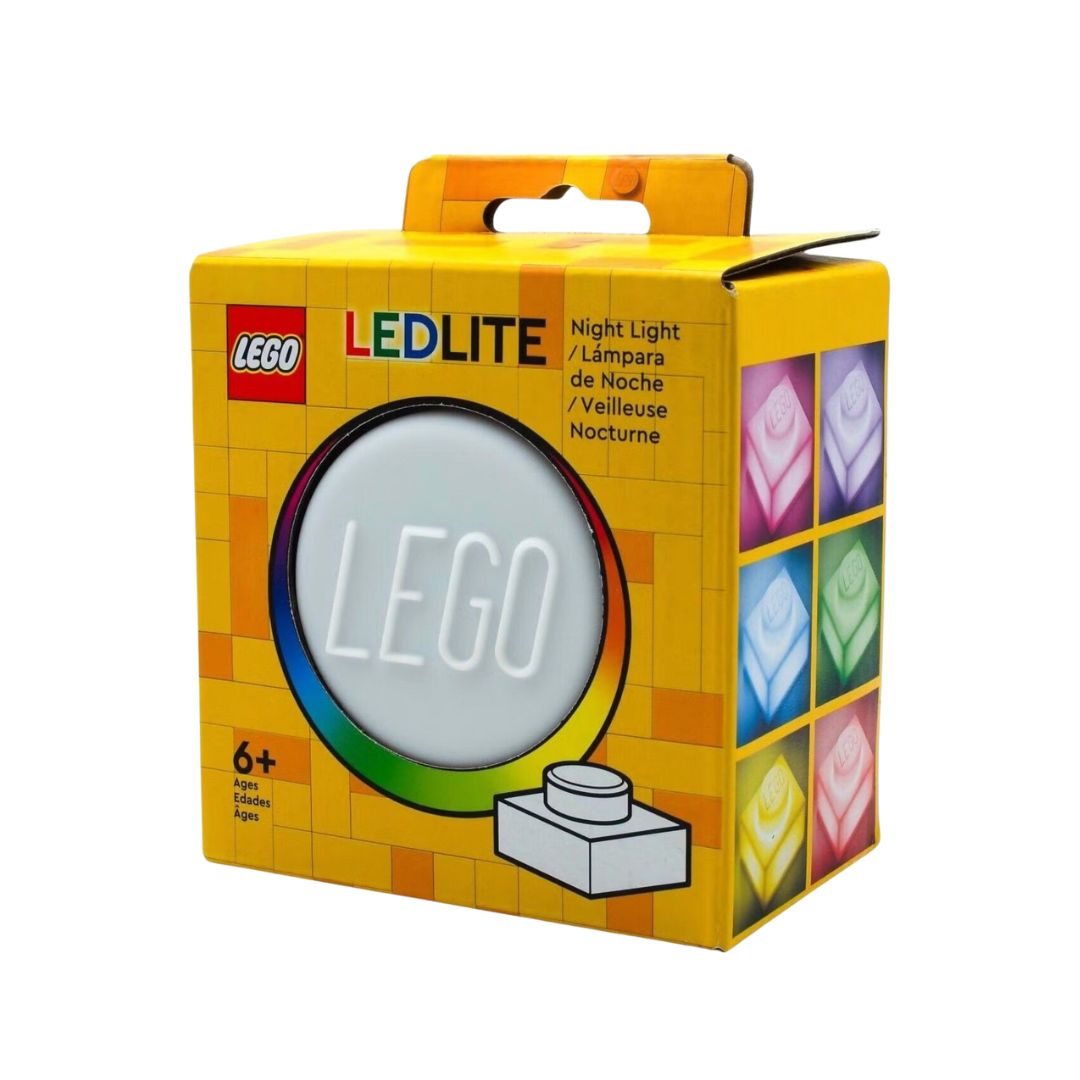 Lego Iconic 1x1 Plate Night Light - White