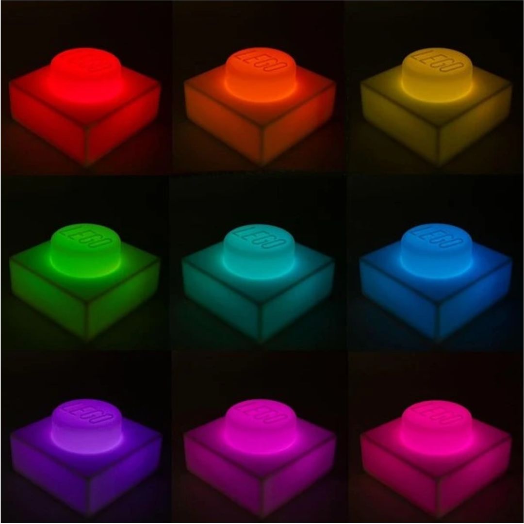 Lego Iconic 1x1 Plate Night Light - White