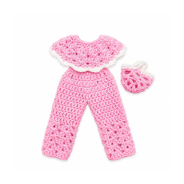 LeArts Crochet Doll Outfit-(Candy Pink)
