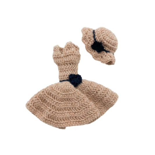 LeArts Crochet Doll Outfit-(Wood Pink)