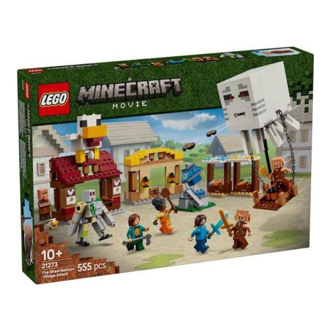 Lego Minecraft The Ghast Balloon Village Attack