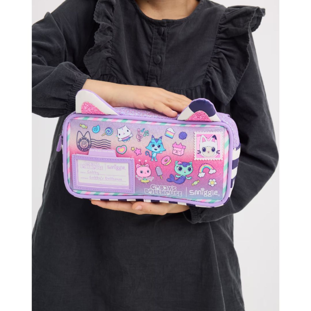 Smiggle Gabby's Dollhouse Pencil Case