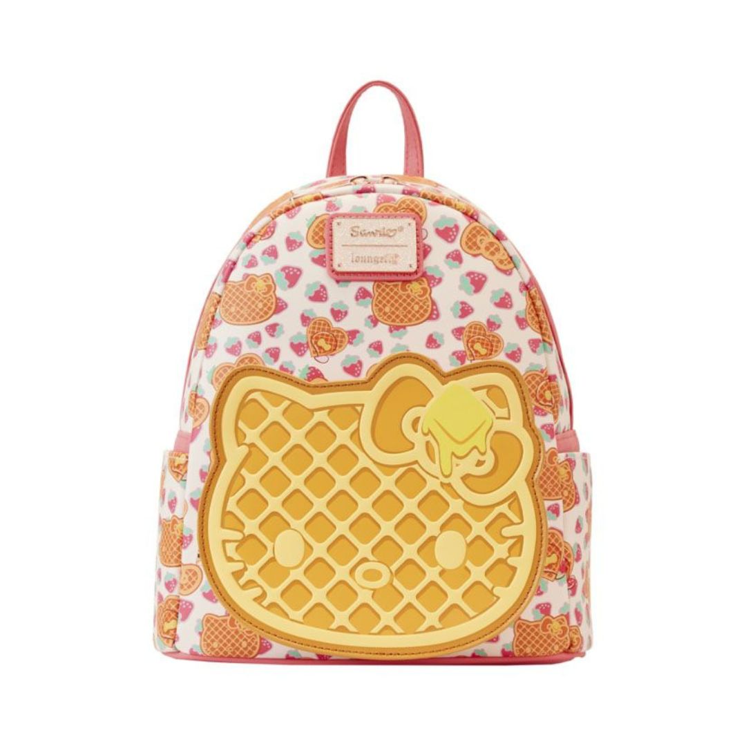 Loungefly Hello Kitty Breakfast Waffle Leather Backpack