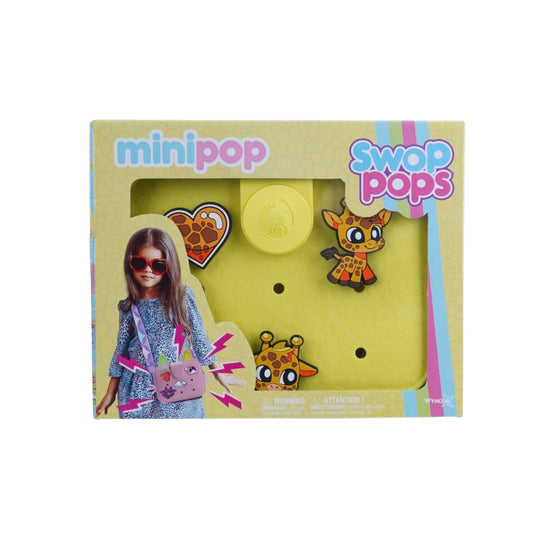 Swop Pops Yellow Purse Giraffe