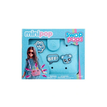 Swop Pops Bear Purse - Blue