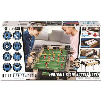 Ambassador Reversible Football & Hover Puck Air Hockey Table