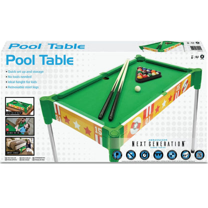 Ambassador Tabletop Pool Billiards Table