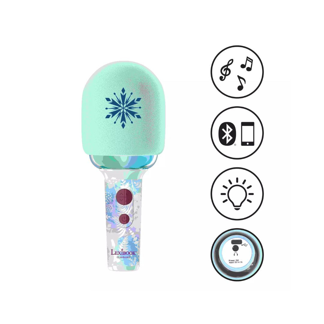 Lexibook Karaoke Microphone Bluetooth/Wireless Frozen