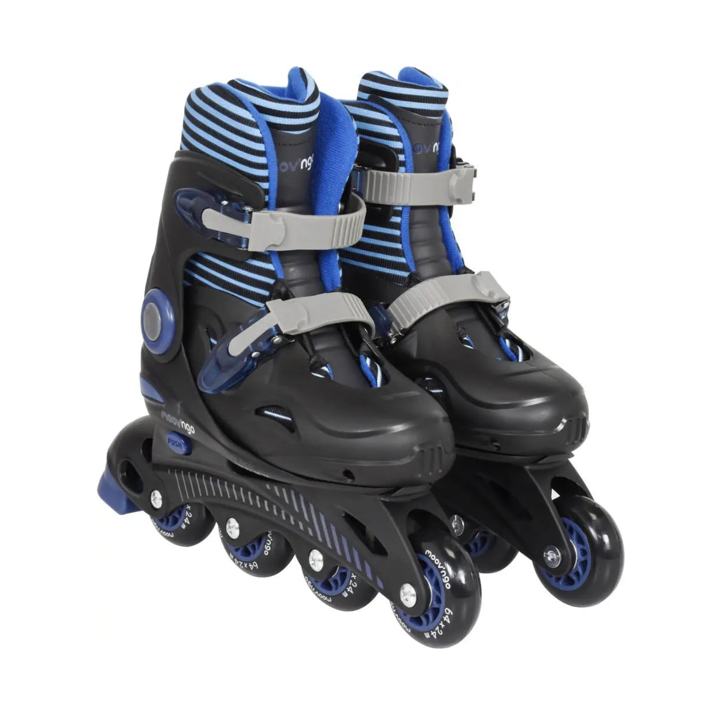 Adjustable Inline Roller Skates (Blue)