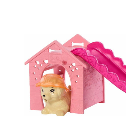 Mattel Barbie Puppy Pool Party Aloha Blonde Doll playset