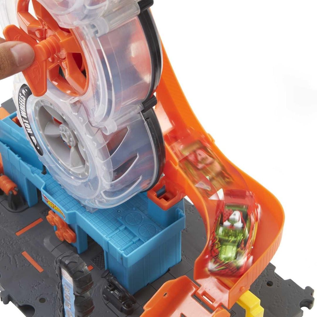 Mattel Hot Wheels City Super Twist Tire Shop Playset